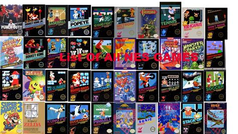 nes games|List of all NES games .